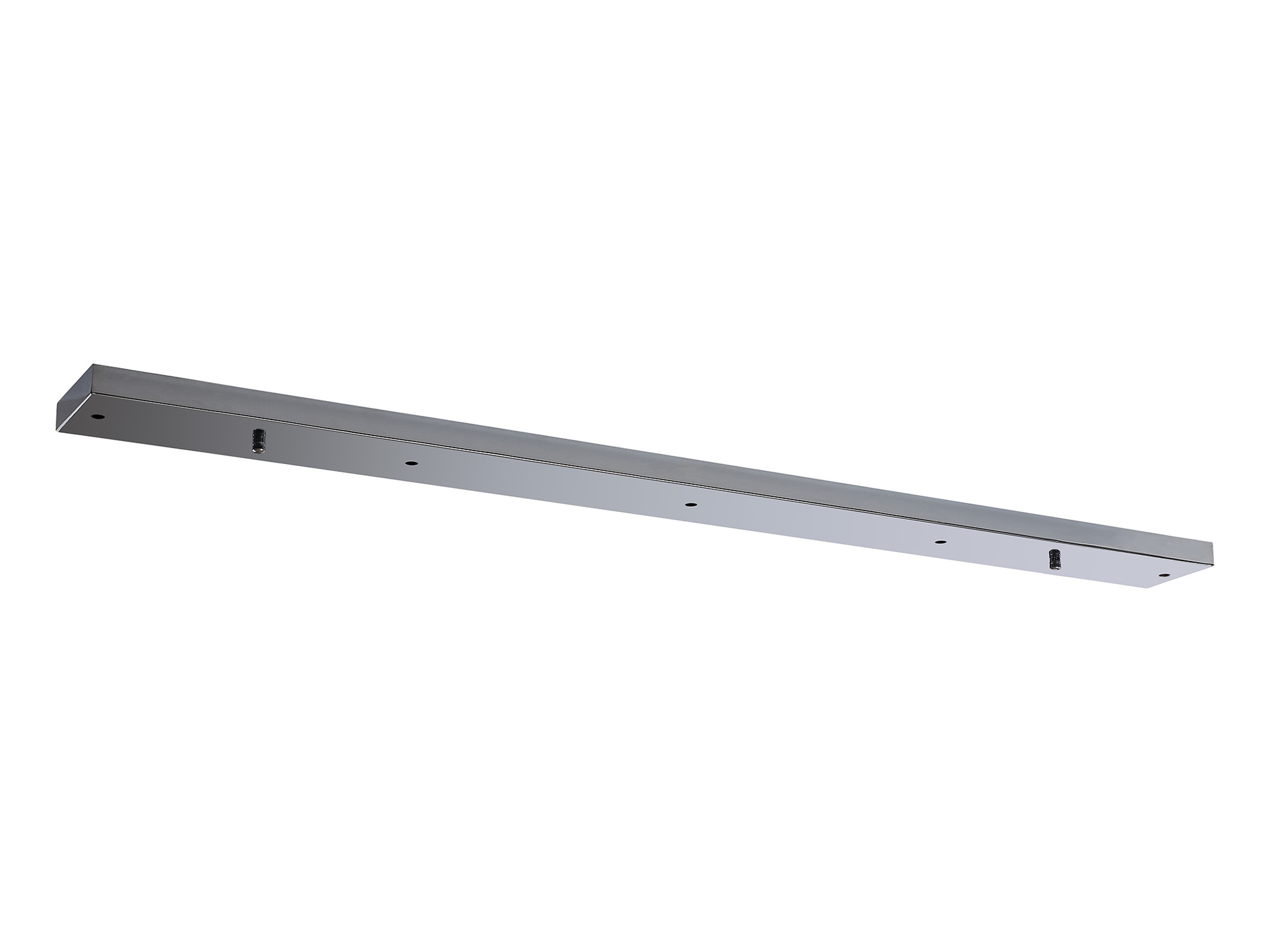 D0834CH  Hayes 5 Hole 1100 x 100mm Linear Ceiling Plate Polished Chrome